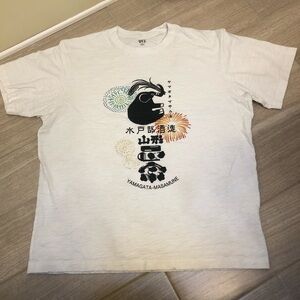 Men’s Uniqlo UT Yamagata-Masamune Graphic White Tee Size XL (unisex)
